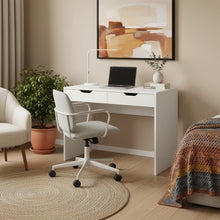 Load image into Gallery viewer, Schertz 100cm Computer Desk - White