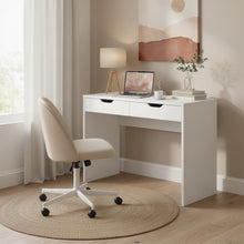 Load image into Gallery viewer, Schertz 100cm Computer Desk - White