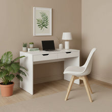 Load image into Gallery viewer, Schertz 100cm Computer Desk - White