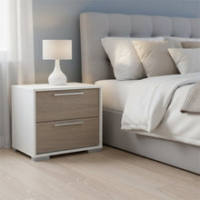 Load image into Gallery viewer, Waipoua Bedside Table Nightstand - GREY OAK