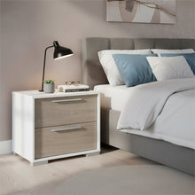 Load image into Gallery viewer, Waipoua Bedside Table Nightstand - GREY OAK
