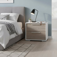 Load image into Gallery viewer, Waipoua Bedside Table Nightstand - GREY OAK