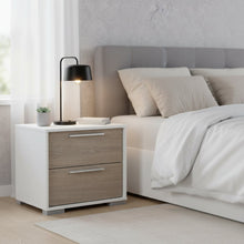 Load image into Gallery viewer, Waipoua Bedside Table Nightstand - GREY OAK