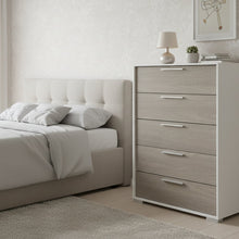 Load image into Gallery viewer, Waipoua 5 Drawer Tallboy - GREY OAK