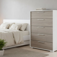Load image into Gallery viewer, Waipoua 5 Drawer Tallboy - GREY OAK