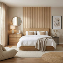 Load image into Gallery viewer, Harris Super King Bed Frame with Storage - Oak