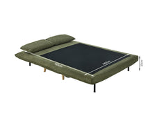 Load image into Gallery viewer, Hastings 2 Seater Fold-Out Sofa Bed - Green