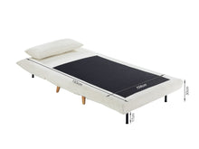 Load image into Gallery viewer, Hastings 1 Seater Fold-Out Sofa Bed - Beige