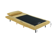 Load image into Gallery viewer, Hastings 1 Seater Fold-Out Sofa Bed - Yellow