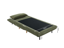 Load image into Gallery viewer, Hastings 1 Seater Fold-Out Sofa Bed - Green