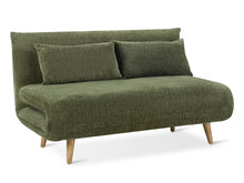 Load image into Gallery viewer, Hastings 2 Seater Fold-Out Sofa Bed - Green