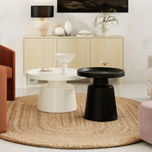 Load image into Gallery viewer, Quill 2 Piece Coffee Table Set - White + Black
