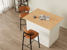 Load image into Gallery viewer, Lark Fabric Bar Stool - Set of 2 - Camel