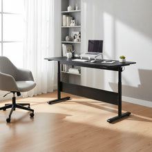 Load image into Gallery viewer, Hector 140cm Height-Adjustable Computer Desk - Black