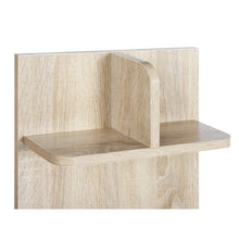 Load image into Gallery viewer, Vivian Bedside Table with Shelves - Oak