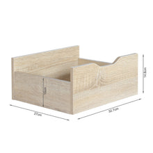 Load image into Gallery viewer, Vivian Bedside Table with Shelves - Oak