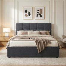 Load image into Gallery viewer, Elizabeth Double Gas Lift Bed Frame - Dark Grey
