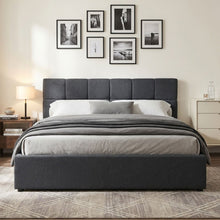 Load image into Gallery viewer, Elizabeth Queen Gas Lift Bed Frame - Dark Grey