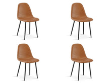 Load image into Gallery viewer, Matthew PU Leather Dining Chair - Set of 4 - Orange