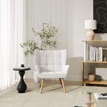 Load image into Gallery viewer, Amelia Rubberwood Armchair - White