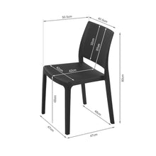 Load image into Gallery viewer, Ezekiel Dining Chair - Set of 4 - Black