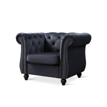 Load image into Gallery viewer, Emily Velvet Occasional Chair - Black