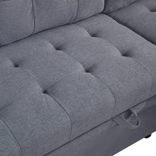 Load image into Gallery viewer, Murphy 3 Seater Sofa Bed with Storage - Dark Grey
