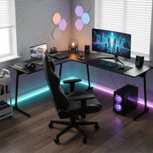 Load image into Gallery viewer, Nordix L-Shaped Computer Corner Desk - Black