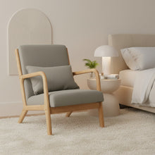 Load image into Gallery viewer, Taru Velvet Armchair - Grey