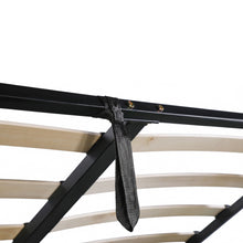 Load image into Gallery viewer, Sereno Queen Gas Lift Bed Frame - Heather Grey