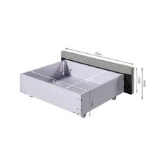 Load image into Gallery viewer, Oasis Queen Bed Frame with 4 Drawers - Grey
