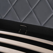 Load image into Gallery viewer, Dima Velvet Queen Gas Lift Bed Frame - Grey