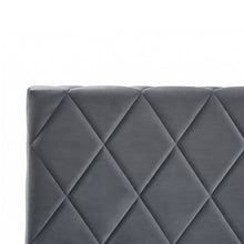 Load image into Gallery viewer, Dima Velvet Queen Gas Lift Bed Frame - Grey