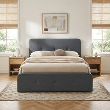 Load image into Gallery viewer, Novi Queen Gas Lift Bed Frame - Dark Grey