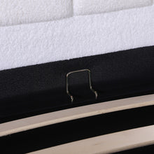 Load image into Gallery viewer, Puro Boucle Queen Gas Lift Bed Frame - White