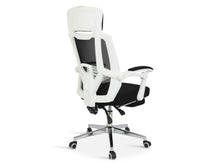 Load image into Gallery viewer, Melissa Office Chair with Footrest - Black + White