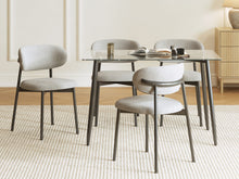 Load image into Gallery viewer, Merrit Fabric Dining Chair - Set of 4 - Light Grey