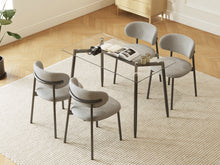 Load image into Gallery viewer, Merrit Fabric Dining Chair - Set of 4 - Light Grey