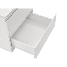 Load image into Gallery viewer, Tongass Wooden Bedside Table - White