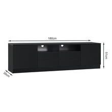 Load image into Gallery viewer, Antler 1.8m Entertainment Unit - Black