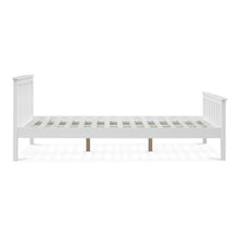 Load image into Gallery viewer, Andes King Single Wooden Bed Frame - White
