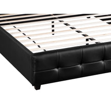 Load image into Gallery viewer, Augusta King PU Bed Frame - Black