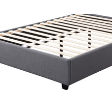 Load image into Gallery viewer, Bromo Fabric Slat Bed Frame - Queen