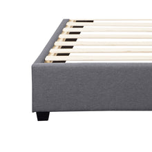 Load image into Gallery viewer, Bromo Fabric Slat Bed Frame - Queen