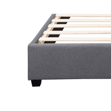 Load image into Gallery viewer, Bromo Fabric Slat Bed Frame - King