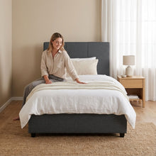 Load image into Gallery viewer, Shasta King Single Bed Frame - Dark Grey