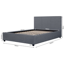 Load image into Gallery viewer, Shasta Double Bed Frame - Dark Grey