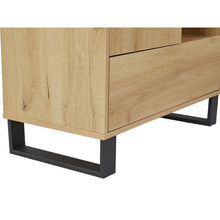 Load image into Gallery viewer, Frohna Bookshelf Cabinet with Drawer - Oak