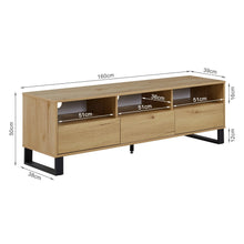 Load image into Gallery viewer, Frohna 1.6m Entertainment Unit - Oak