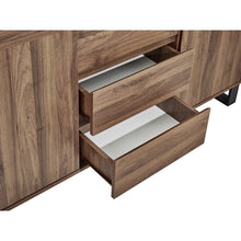 Load image into Gallery viewer, Frohna Sideboard Buffet Table with 3 Drawers - Walnut